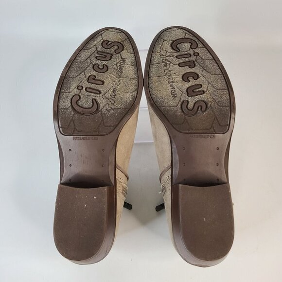 Circus By Sam Edelmam Porter Taupe Ankle Boots Women's Size 10 Retail $120 - Picture 9 of 10